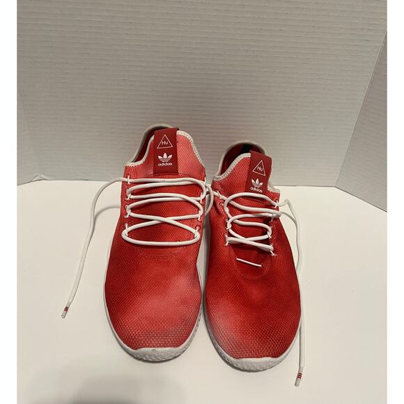 Adidas Pharrell Williams HU DA9615 Men Scarlet Cloud White Tennis Shoes Size 13 - Picture 1 of 4